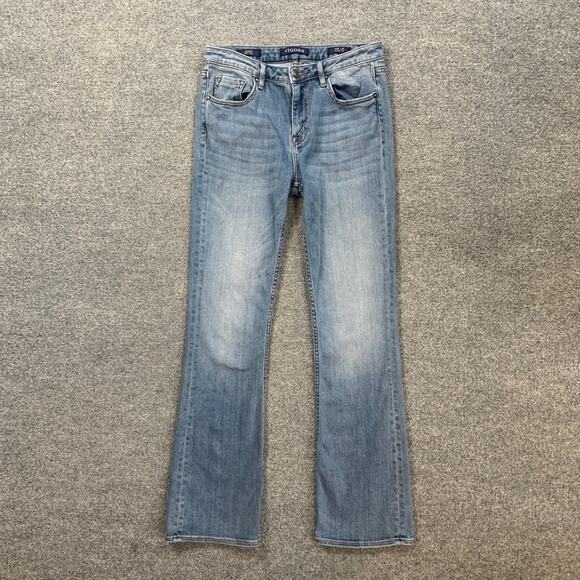 Vigoss Jeans Womens 28 Denim Jogger Bootcut Classic Fit Stretch High Rise ZipFly - Picture 2 of 10